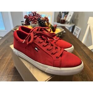 Tommy Hilfiger Red Sneakers Men’s US Size 10 (TWFINICE)